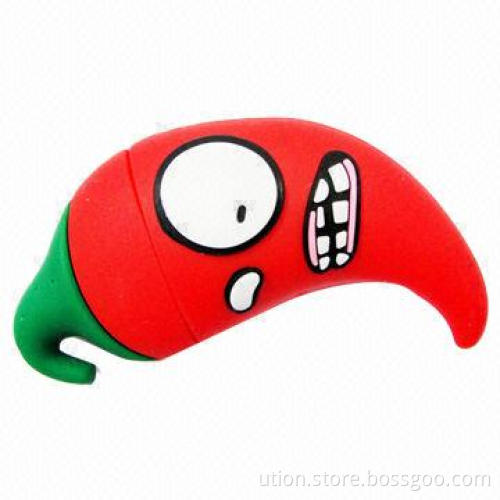 Chilli Design USB Flash Stick with 1 to 32GB Memory Capacity, Free Printing and Package